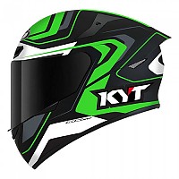 [해외]KYT TT-Course Overtech 풀페이스 헬멧 9139539137 Black / Green