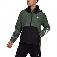 [해외]아디다스 Basic 3 Stripes 레인.Rdy 자켓 138969076 Green