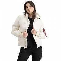 [해외]알파 인더스트리 Logo Puffer 자켓 138947361 Jet Stream White