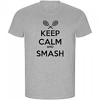 [해외]KRUSKIS Keep Calm And Smash ECO 반팔 티셔츠 12139685081 Heather Grey