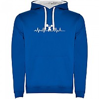 [해외]KRUSKIS Fitness Heartbeat Two-Colour 후드티 7139695531 Royal Blue / White