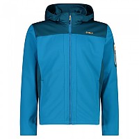 [해외]CMP Zip Hood 39A5027 소프트쉘 자켓 4139679382 Reef / Deep Lake