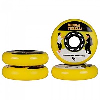 [해외]UNDERCOVER WHEELS Nicola Torelli TV 86A 스케이트 바퀴 4 단위 14139284741 Black / Yellow