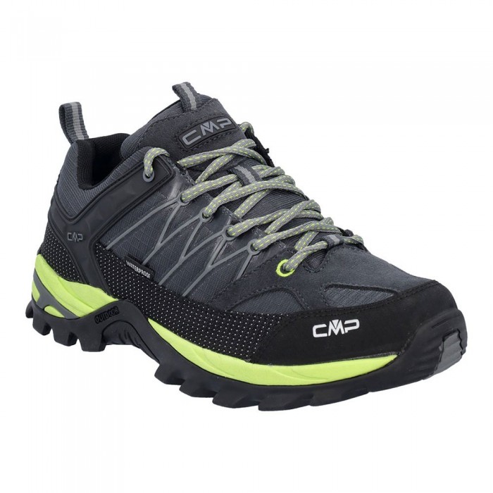 [해외]CMP Rigel Low WP 3Q54457 하이킹화 4139194444 Anthracite / Limegreen