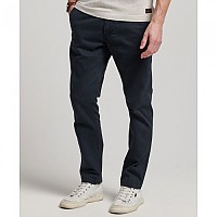 [해외]슈퍼드라이 Officers Slim Chino Trousers 치노 팬츠 139530890 Eclipse Navy