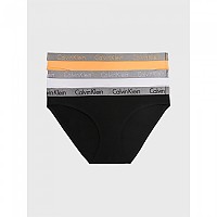 [해외]캘빈클라인 언더웨어 Bikini 팬티 3 단위 139612264 Black / White / Orange