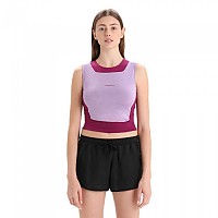 [해외]아이스브레이커 Zone Knit Cropped 민소매 티셔츠 4139551042 Purple Gaze / Go Berry / Cb