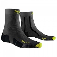 [해외]X-SOCKS Run Fast 4.0 양말 4139544009 Charcoal / Phyton Yellow