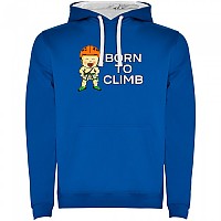 [해외]KRUSKIS Born To Climb Two-Colour 후드티 4139695321 Royal Blue / White