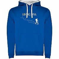 [해외]KRUSKIS Hikking DNA Two-Colour 후드티 4139695642 Royal Blue / White