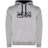 [해외]KRUSKIS Home Two-Colour 후드티 4139695674 Heather Grey / Black