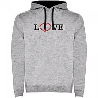 [해외]KRUSKIS Love Two-Colour 후드티 4139695721 Heather Grey / Black