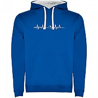 [해외]KRUSKIS Mountain Heartbeat Two-Colour 후드티 4139695747 Royal Blue / White