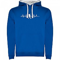 [해외]KRUSKIS Trekking Heartbeat Two-Colour 후드티 4139696119 Royal Blue / White