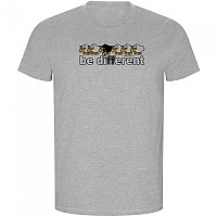 [해외]KRUSKIS Be Different Football ECO 반팔 티셔츠 3139684771 Heather Grey