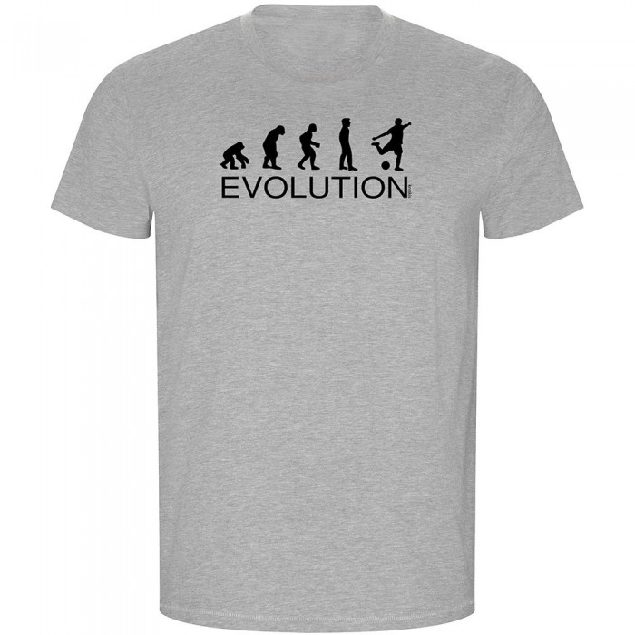 [해외]KRUSKIS Futbol Evolution Goal ECO 반팔 티셔츠 3139684991 Heather Grey