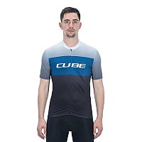 [해외]CUBE 팀line CMPT 반팔 저지 1139648367 Black / Blue / Grey