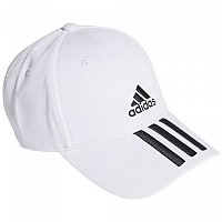 [해외]아디다스 Baseball 3 Stripes Cotton Twill 모자 137407351 White / Black / Black