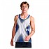 [해외]2XU Light Speed Singlet 민소매 티셔츠 7139572570 White Surf X / Silver Reflective