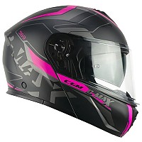 [해외]CGM 569G C-Max City 모듈형 헬멧 9139489713 Black / Fluo Fuchsia