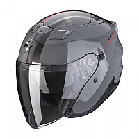 [해외]SCORPION EXO-230 SR 오픈 페이스 헬멧 9139814993 Grey / Red Cement