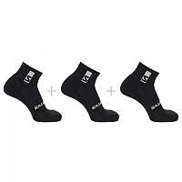 [해외]살로몬 Everyday Ankle 짧은 양말 3 켤레 6139477914 Black / Black / Black