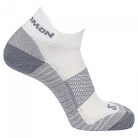 [해외]살로몬 Aero Ankle 짧은 양말 4139477902 White / Quarry / Quiet Shade