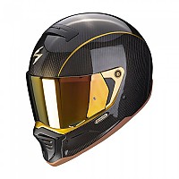 [해외]SCORPION EXO-HX1 Carbon SE 풀페이스 헬멧 9139815416 Black / Golden