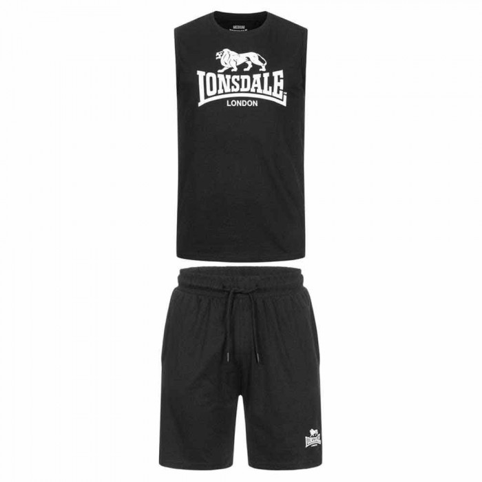 [해외]LONSDALE Allanton 운동복 12139688320 Black