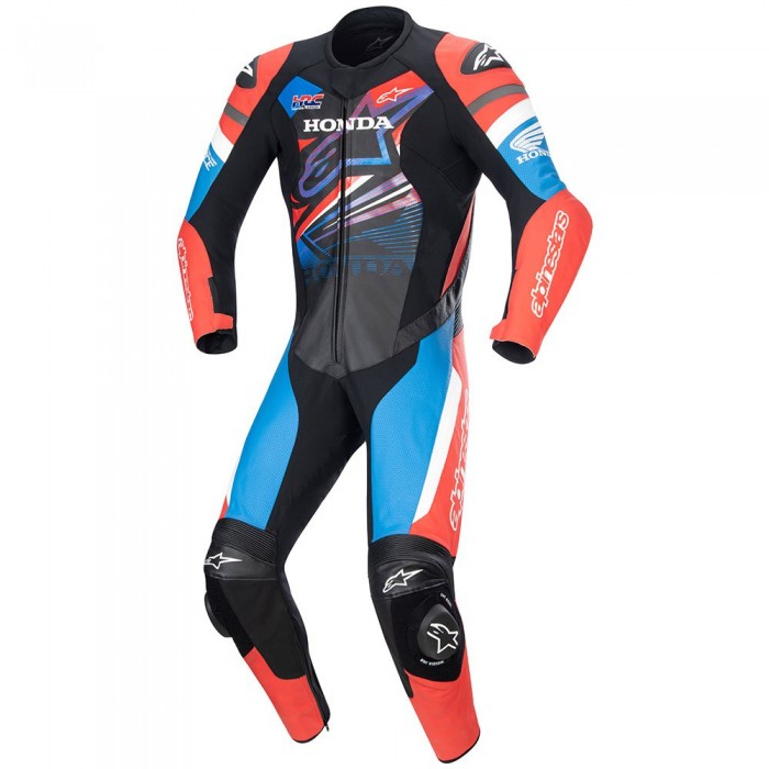 [해외]알파인스타 Honda GP 포스 오토바이 가죽 수트 9139592674 Black / Bright / Red / Blue