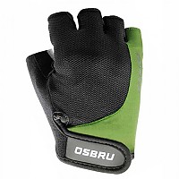 [해외]OSBRU Evolution Brun 짧은 장갑 1139682136 Black / Green