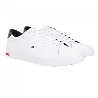 [해외]타미힐피거 Essential Leather Detail Vulcanized 운동화 139894025 White