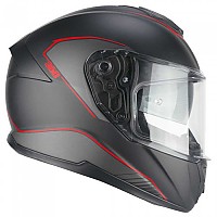 [해외]CGM 360G Kad Ride 풀페이스 헬멧 9139837141 Matt Black / Red