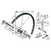 [해외]시마노 Axis M9000 Tubeless F15 29 허브 축 1137149830 Black