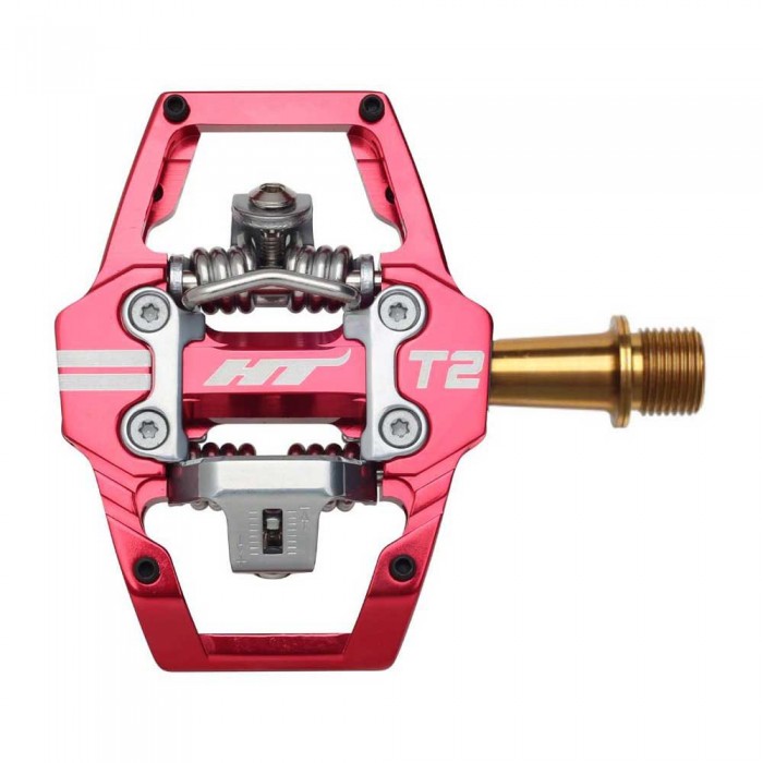 [해외]HT COMPONENTS Enduro T2 Titanium 페달 1139970369 Red