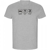 [해외]KRUSKIS Sleep Eat And Play Football ECO 반팔 티셔츠 3139995958 Heather Grey