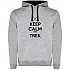 [해외]KRUSKIS Keep Calm And Trek Two-Colour 후드티 4139995832 Heather Grey / Black