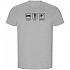 [해외]KRUSKIS Sleep Eat And Smash ECO 반팔 티셔츠 12139995966 Heather Grey