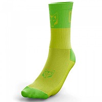 [해외]OTSO Multisport Mid 양말 6137938005 Fluo Yellow / Fluo Green