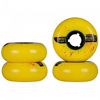 [해외]UNDERCOVER WHEELS Mery Munoz Movie 60/90A 스케이트 바퀴 4 단위 14140130228 Black / Yellow