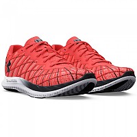 [해외]언더아머 Charged Breeze 2 러닝화 6140047349 Venom Red 690 / Black 001 / Black 001