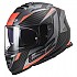 [해외]LS2 FF800 Storm II Racer 풀페이스 헬멧 9140233751 Matt Titanium Orange