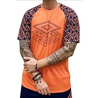 [해외]엄브로 Pro Training 액티브 Graphic 반팔 티셔츠 3140115290 Vermillion Orange / Dark Navy