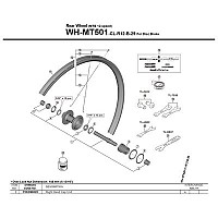 [해외]시마노 WH-MT501 오른쪽 1137973958 Silver