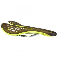 [해외]TIOGA Spyder Twin Tail 2 Carbon HTS 자전거 안장 1140271147 Opaque Neon Yellow