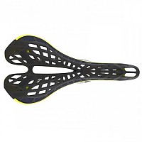 [해외]TIOGA Spyder Twin Tail 2 CrMo 자전거 안장 1140271150 Opaque Neon Yellow