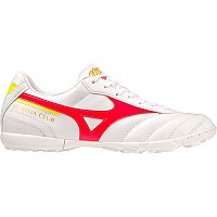 [해외]미즈노 Morelia II Club AS 축구화 3140081636 White / Fiery Coral / Bolt