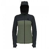 [해외]오들로 퍼포먼스 Wool 지퍼 플리스 4140084617 Matte Green / Black