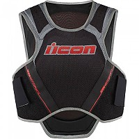 [해외]ICON Softcore 보호 조끼 9140293155 Black / Grey / Red