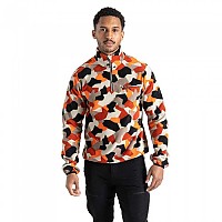 [해외]Dare2B Affinity 하프 지퍼 플리스 4140163936 Puffins Orange Geo Camo